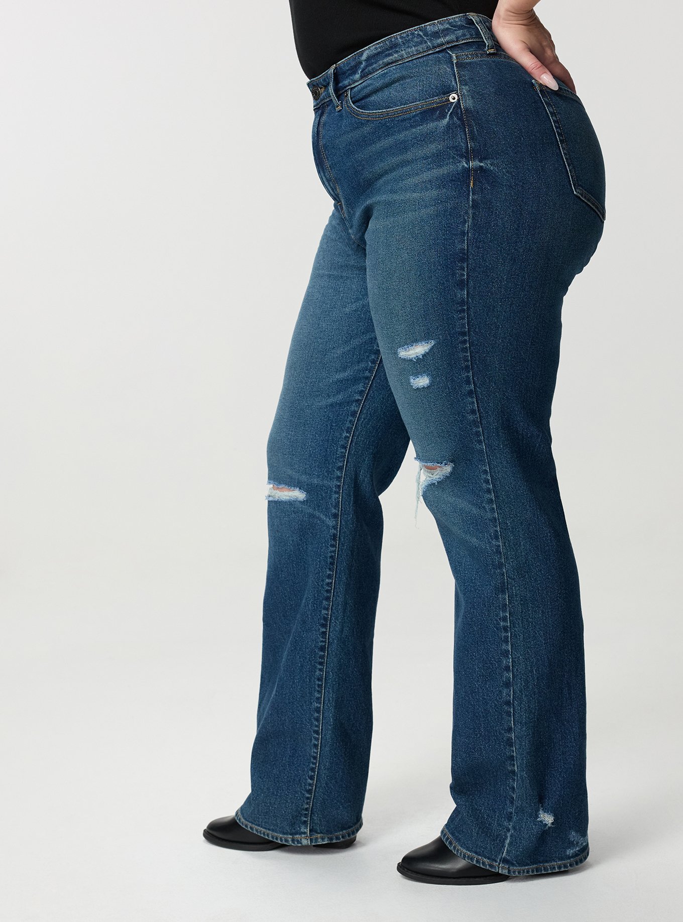 Baggy High-Rise Straight Jean, SIDECAR, alternate