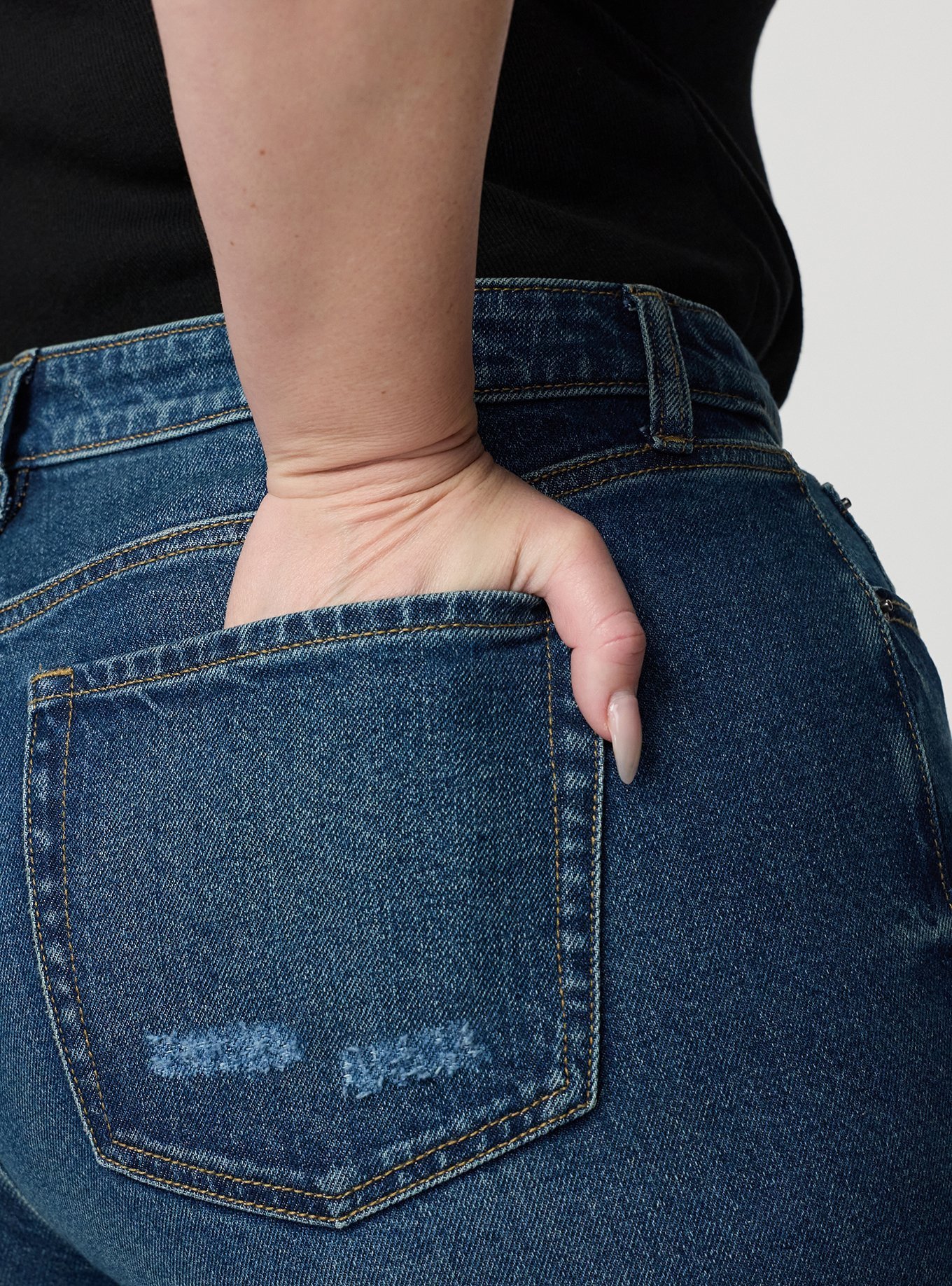 Baggy High-Rise Straight Jean, SIDECAR, alternate