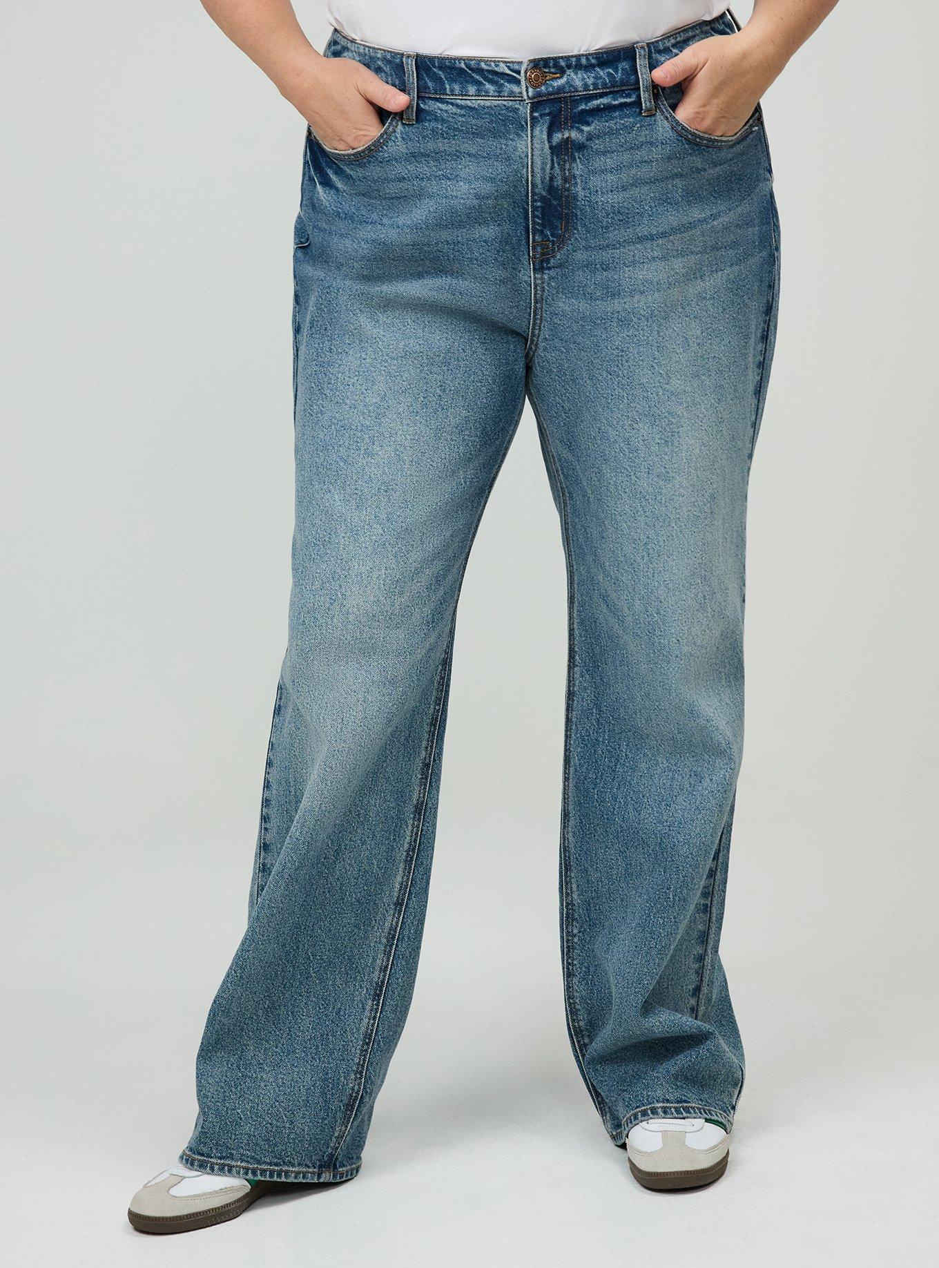 Baggy High-Rise Straight Jean, AMERICANO, alternate