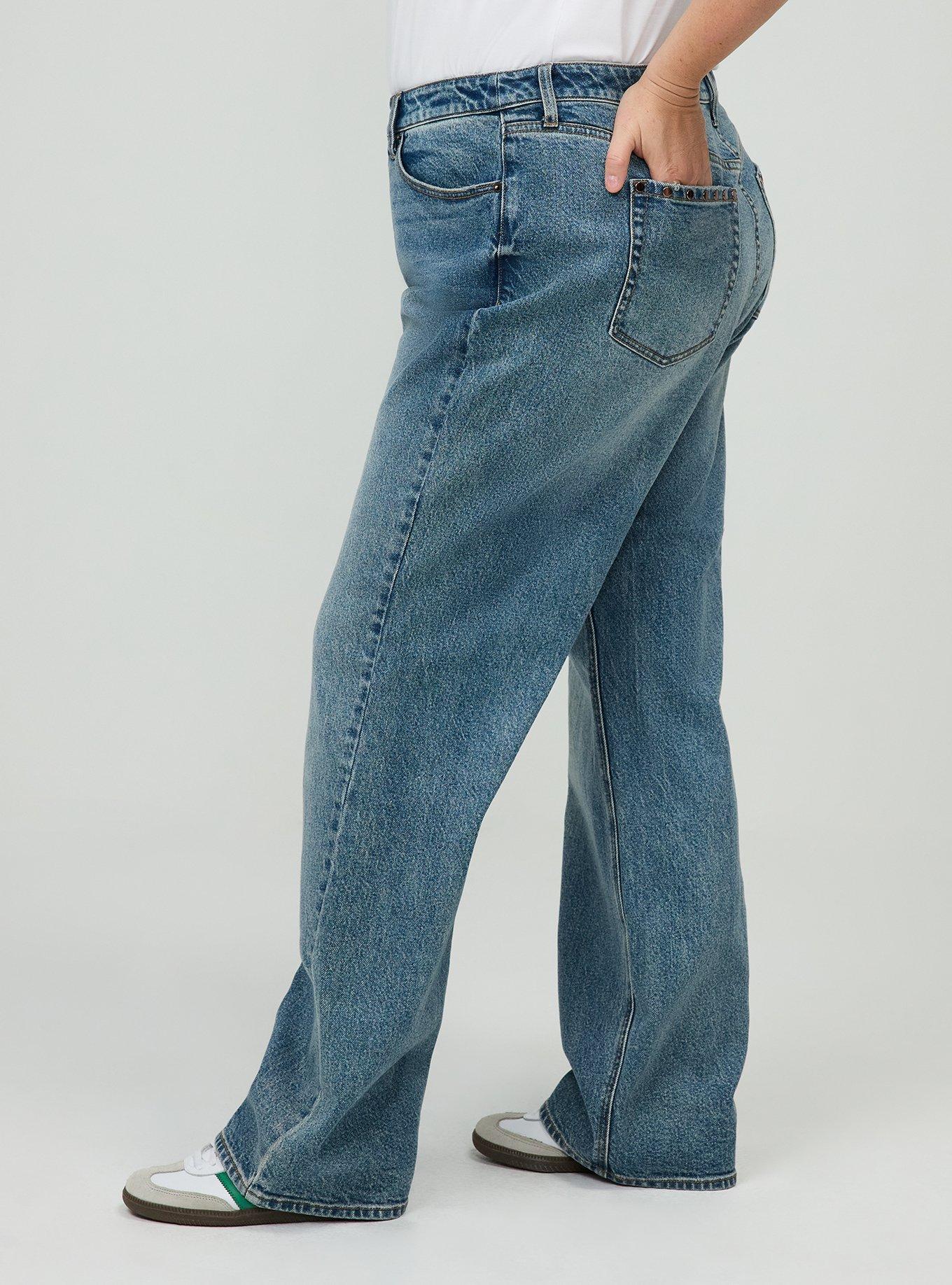 Baggy High-Rise Straight Jean, AMERICANO, alternate