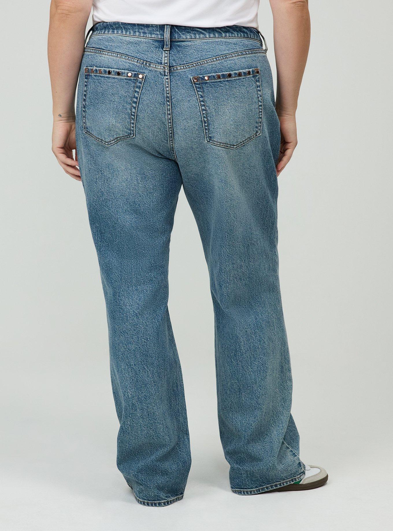 Baggy High-Rise Straight Jean, AMERICANO, alternate