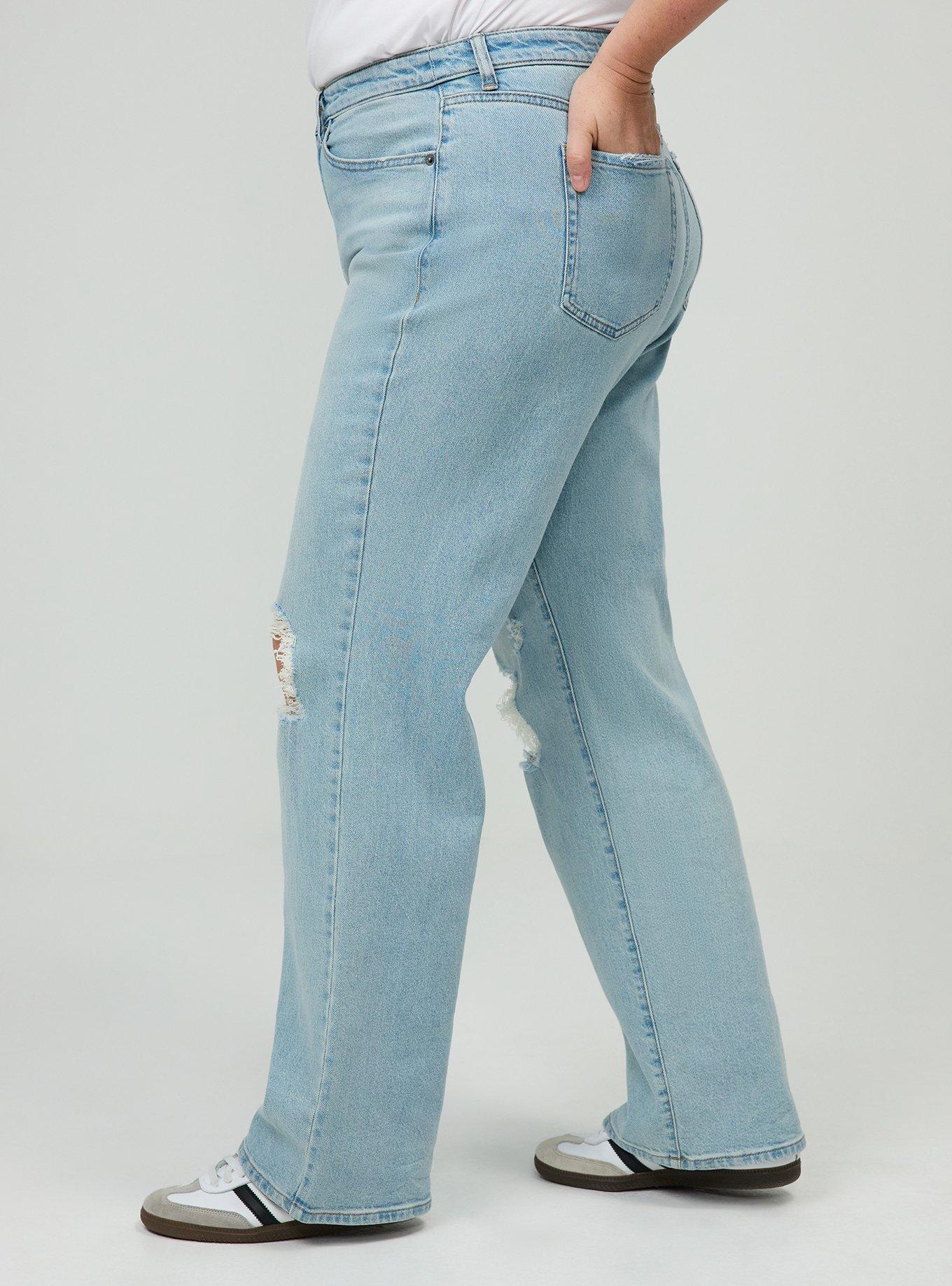 Baggy High-Rise Straight Jean, FRENCH 75, alternate