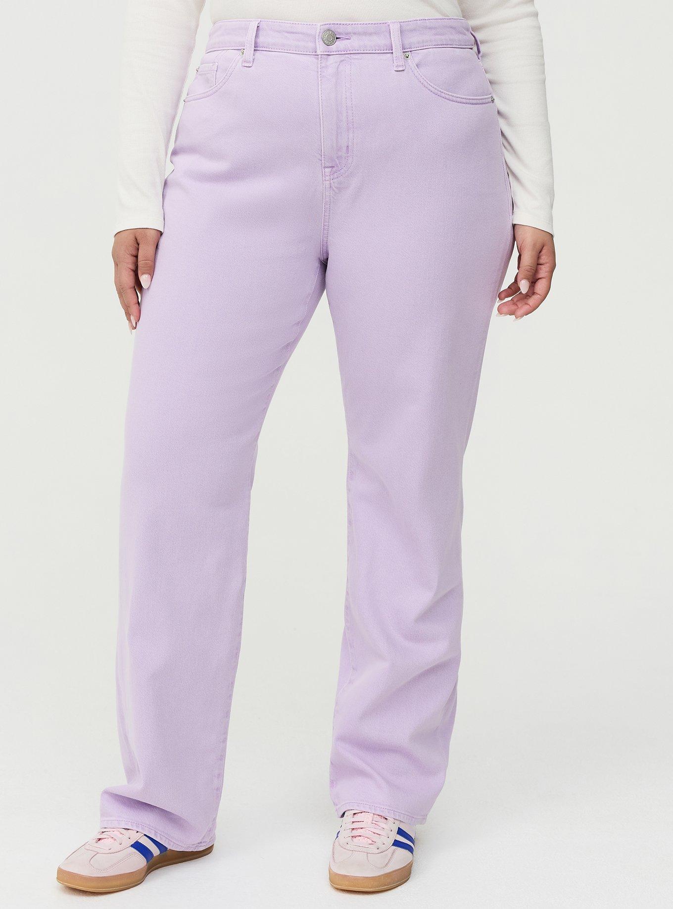 Baggy High-Rise Straight Jean, ENGLISH HYACINTH, alternate