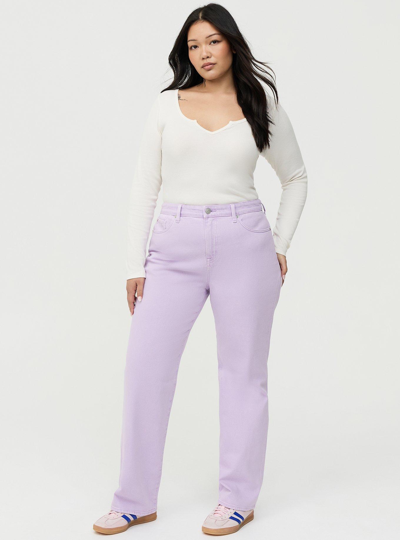 Baggy High-Rise Straight Jean, ENGLISH HYACINTH, alternate