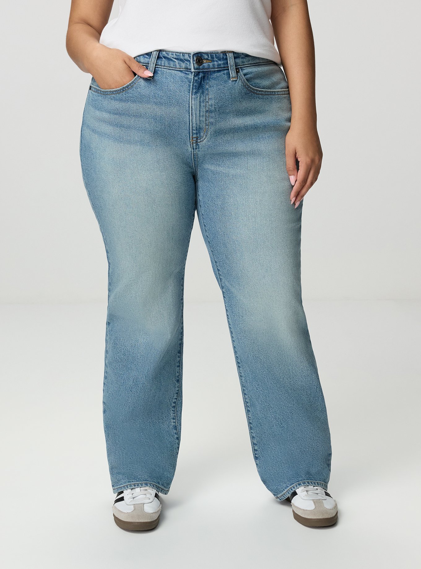 Baggy High-Rise Straight Jean, BOUNTY, alternate