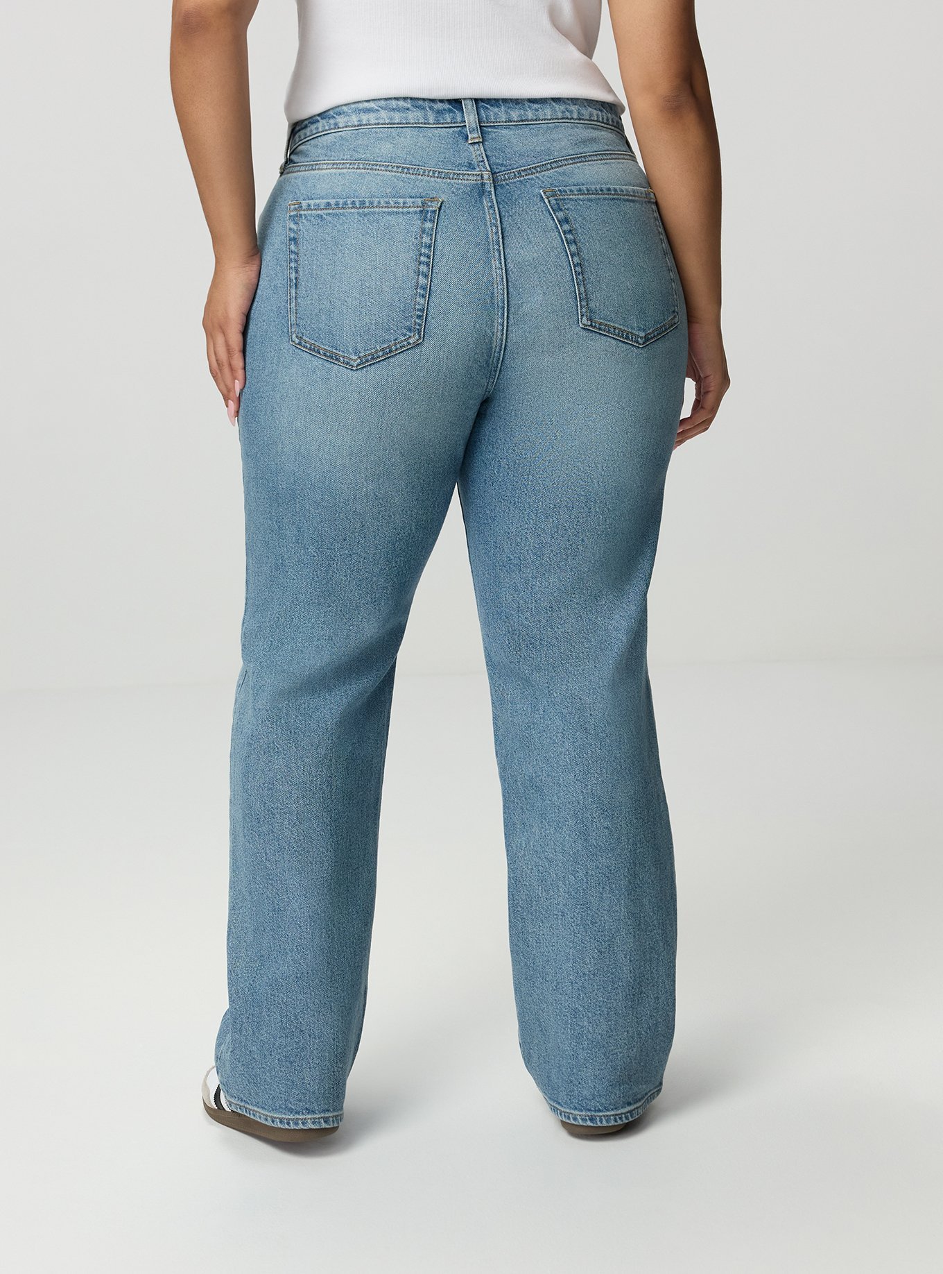 Baggy High-Rise Straight Jean, BOUNTY, alternate