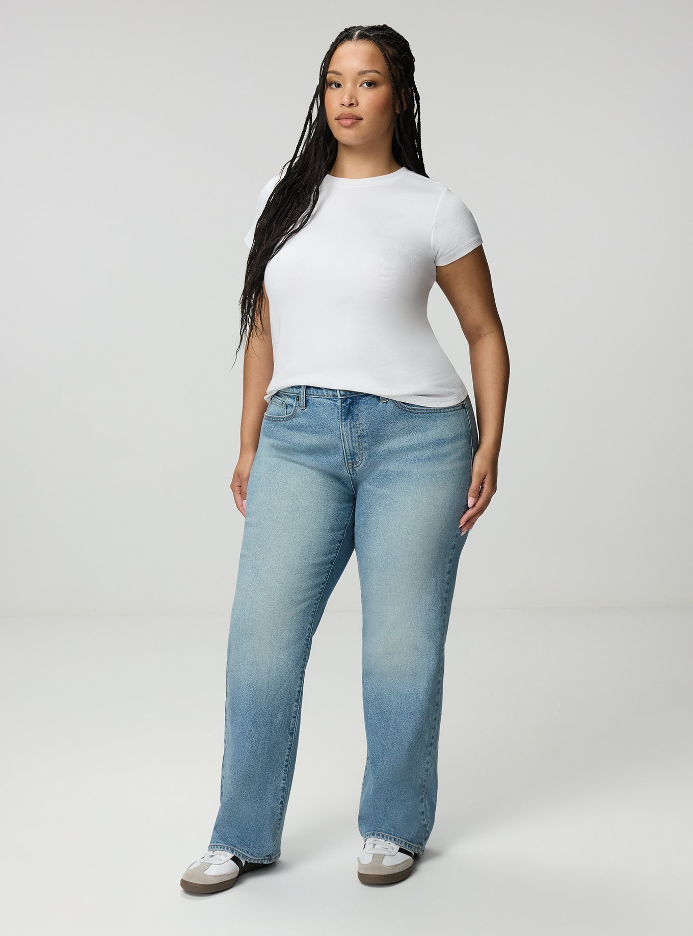 Baggy High-Rise Straight Jean, BOUNTY, hi-res