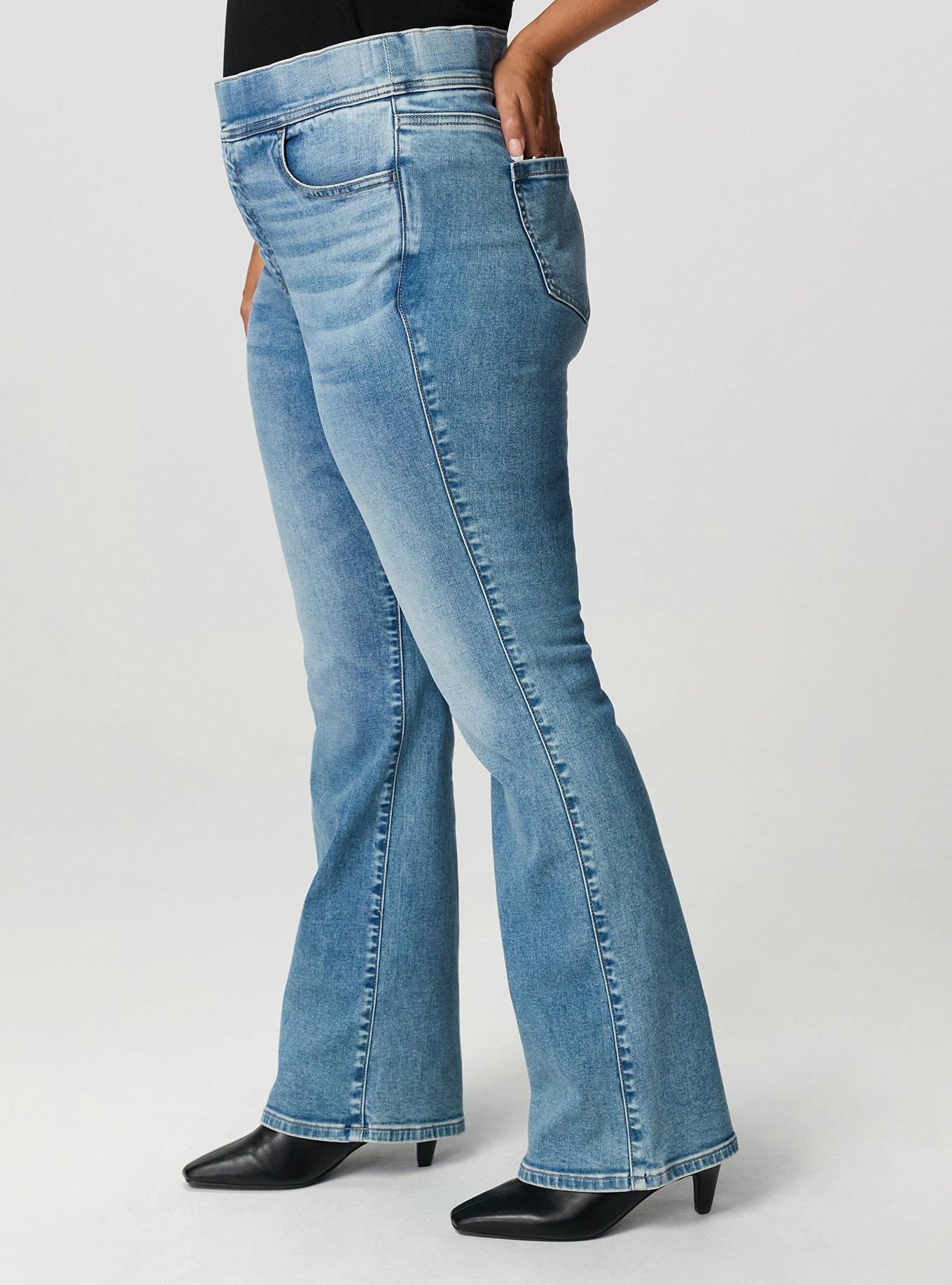 Plus Size High-Rise Slim Boot Lean Jean, HALO, alternate