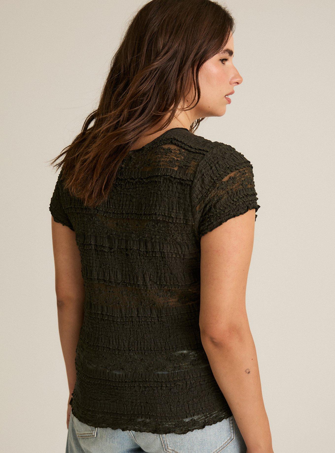 Festi Pieced Lace Top