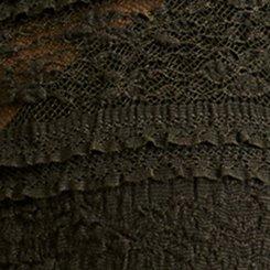 Plus Size Festi Pieced Lace Top, PEAT, swatch