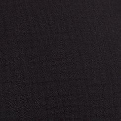 Plus Size Raglan Pullover 3/4 Sleeve Blouse, DEEP BLACK, swatch