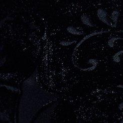 Nightfall Tiered Burnout Velour Maxi Dress, BAT DAMASK DEEP BLACK BURNOUT VELVET, swatch