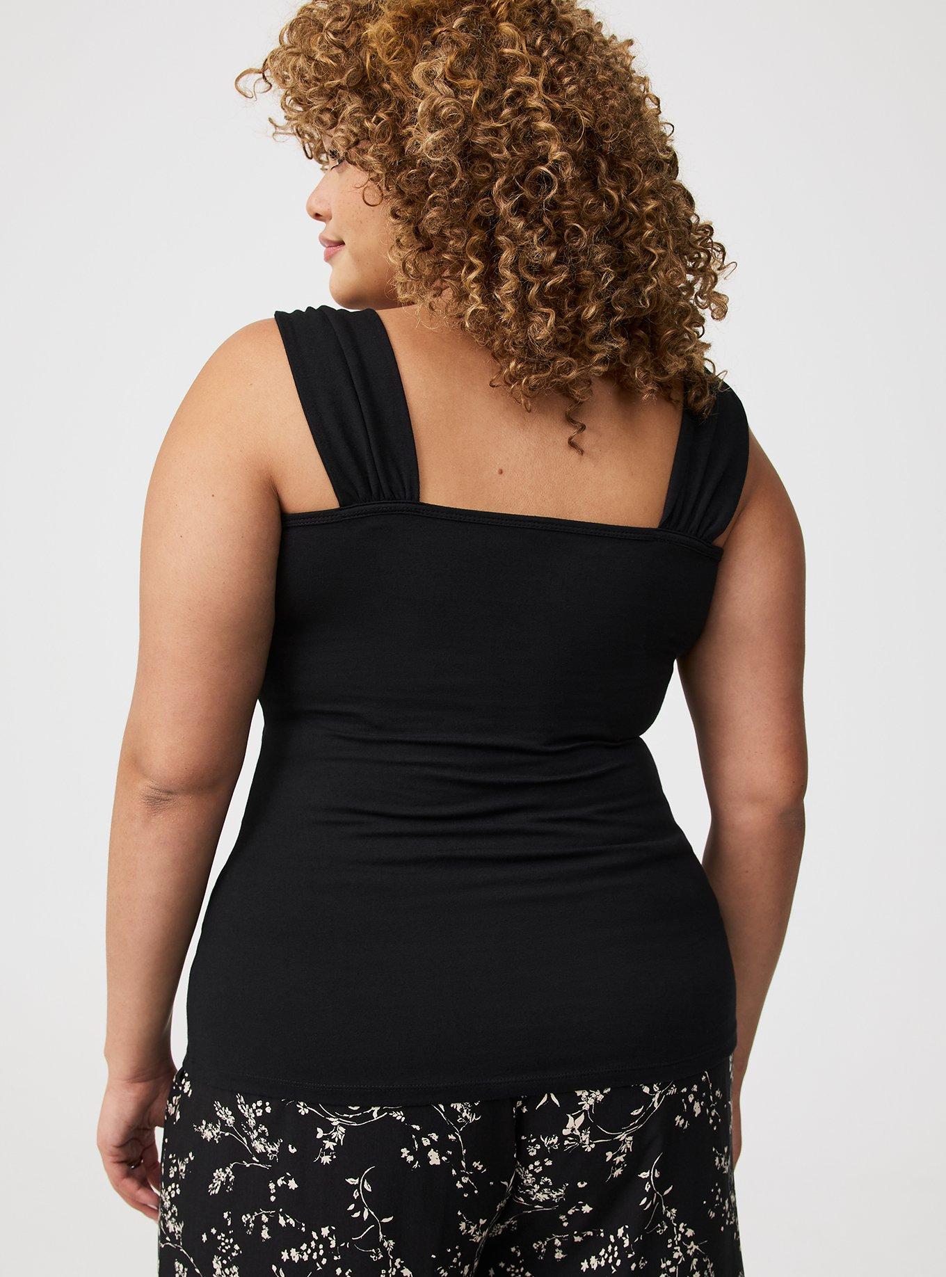 Foxy Shirred O-Ring Tank