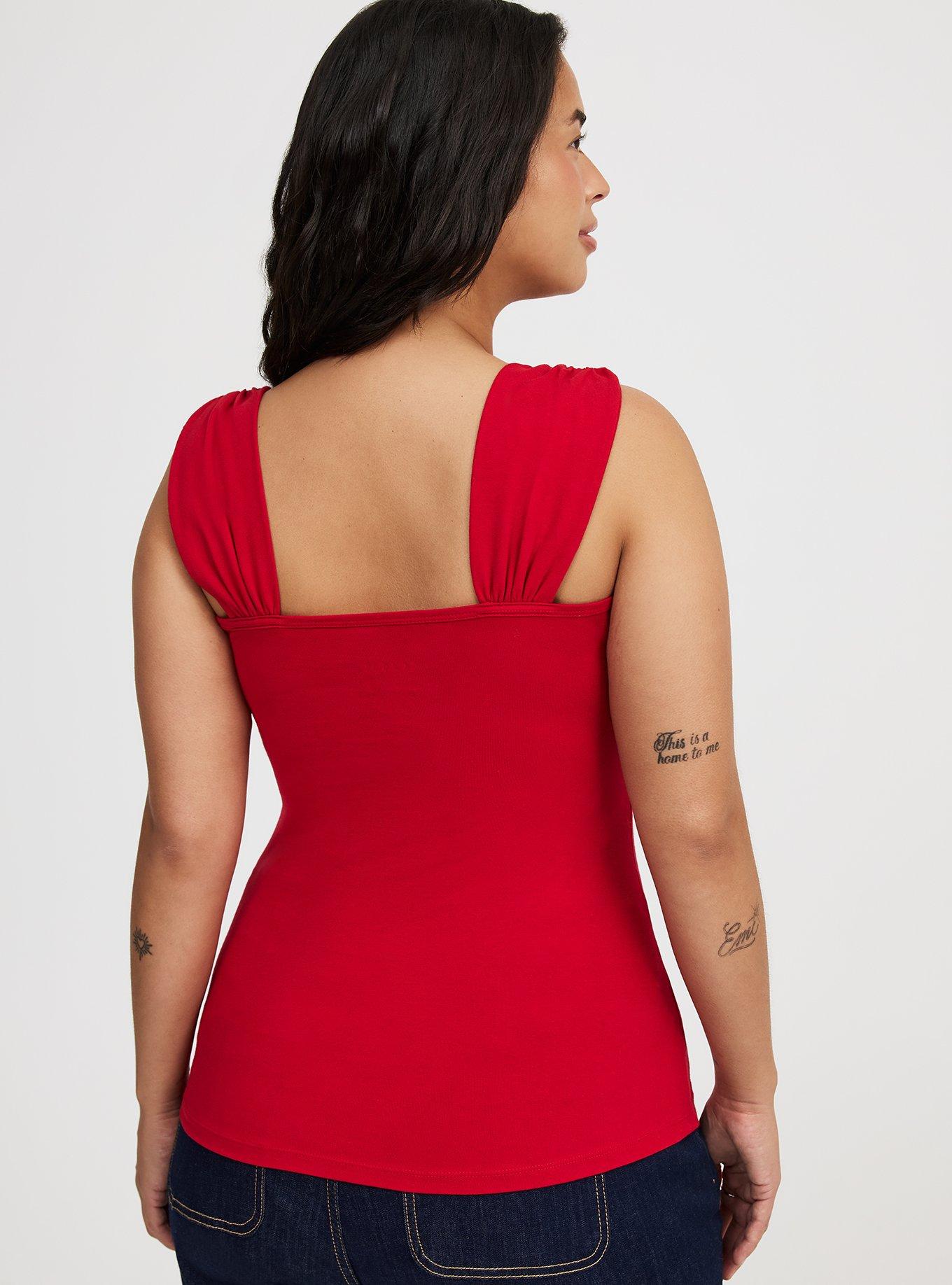 Foxy Shirred O-Ring Tank