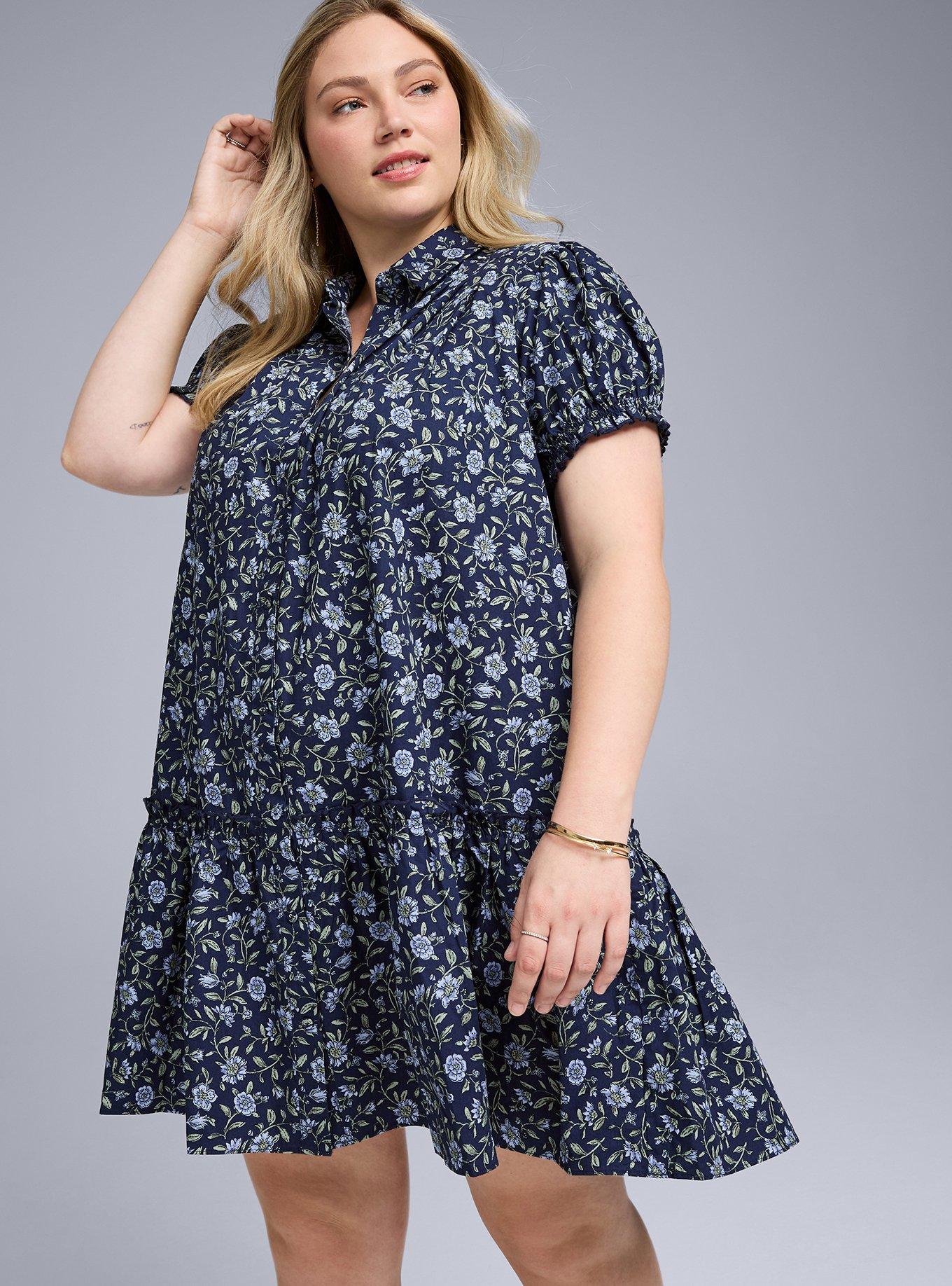 Belle Isle Trapeze Shirt Mini Dress