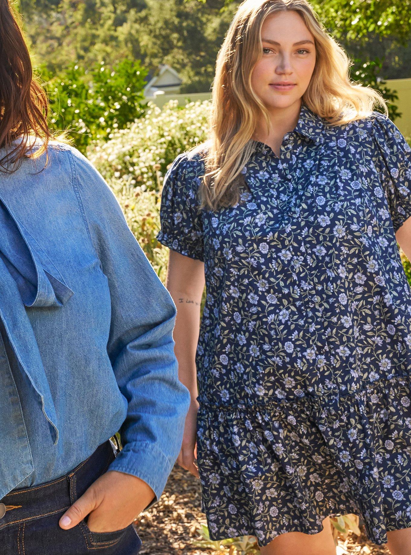 Belle Isle Trapeze Shirt Mini Dress
