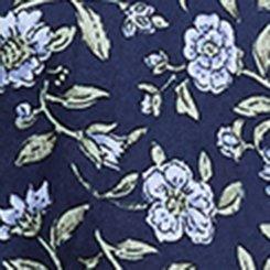 Belle Isle Trapeze Shirt Mini Dress, CALLIE FLORAL PEACOAT, swatch