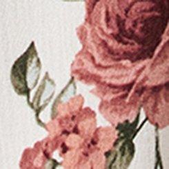 Tie-Front Long-Sleeve Blouse, SHAYLA FLORAL BIRCH, swatch