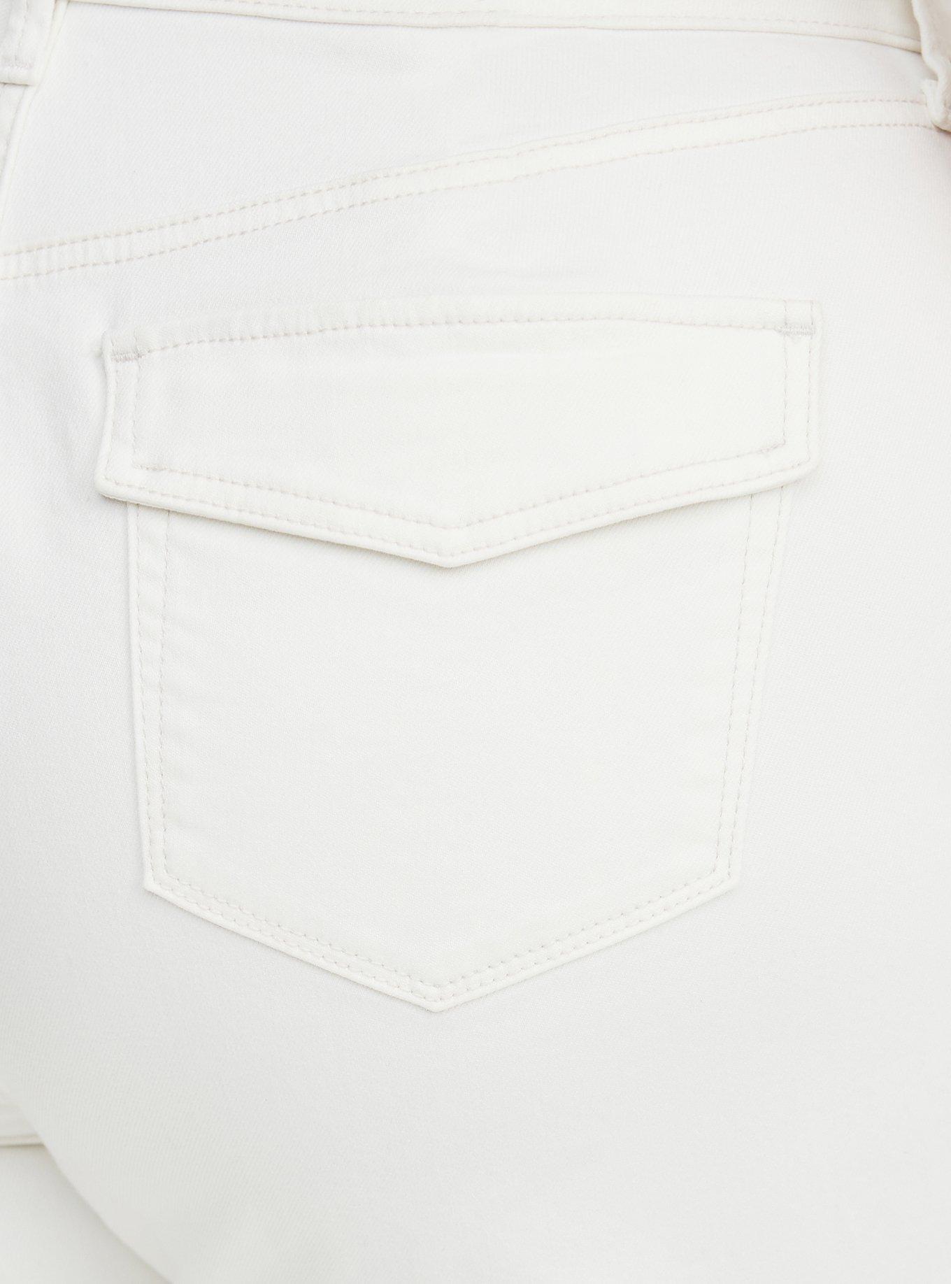 Studio Premium High-Rise Flare Jean, WHITE, alternate