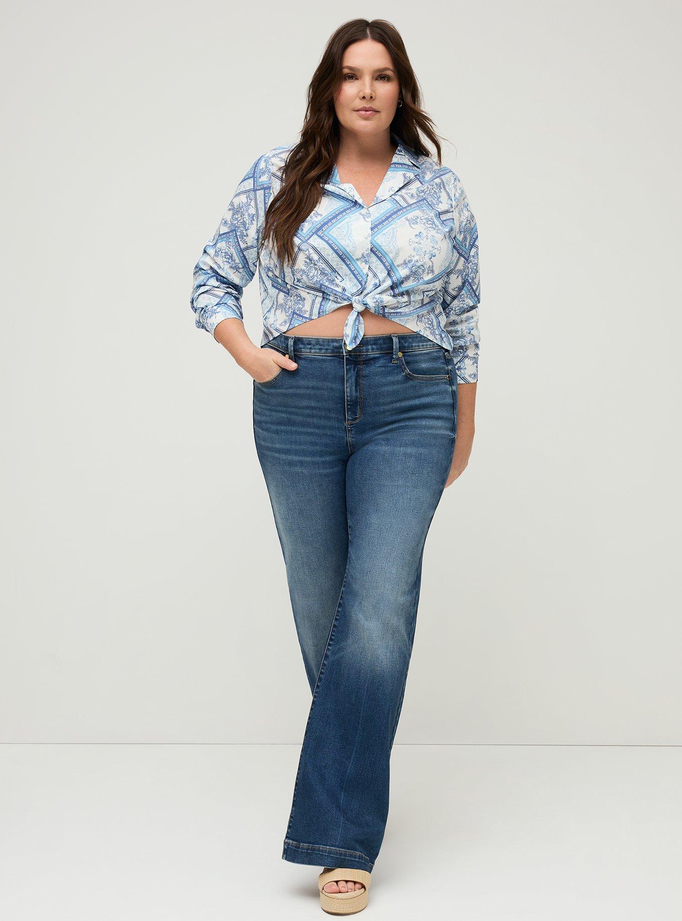 Studio Signature Flare Jean, SICILIAN COAST, hi-res