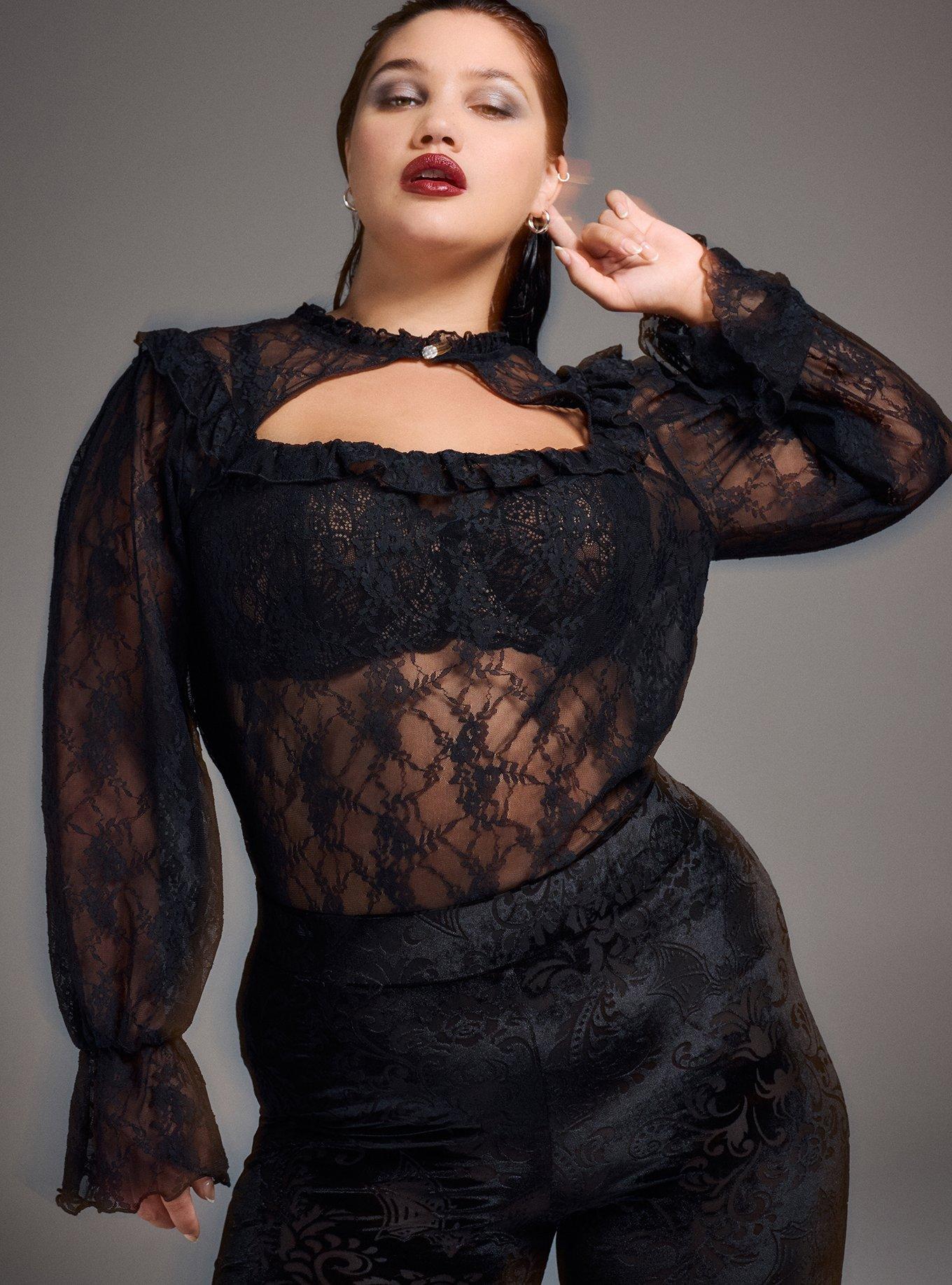 Nightfall Burnout Velvet Flare Legging