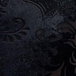 Nightfall Burnout Velvet Flare Legging, BAT DAMASK DEEP BLACK BURNOUT VELVET, swatch