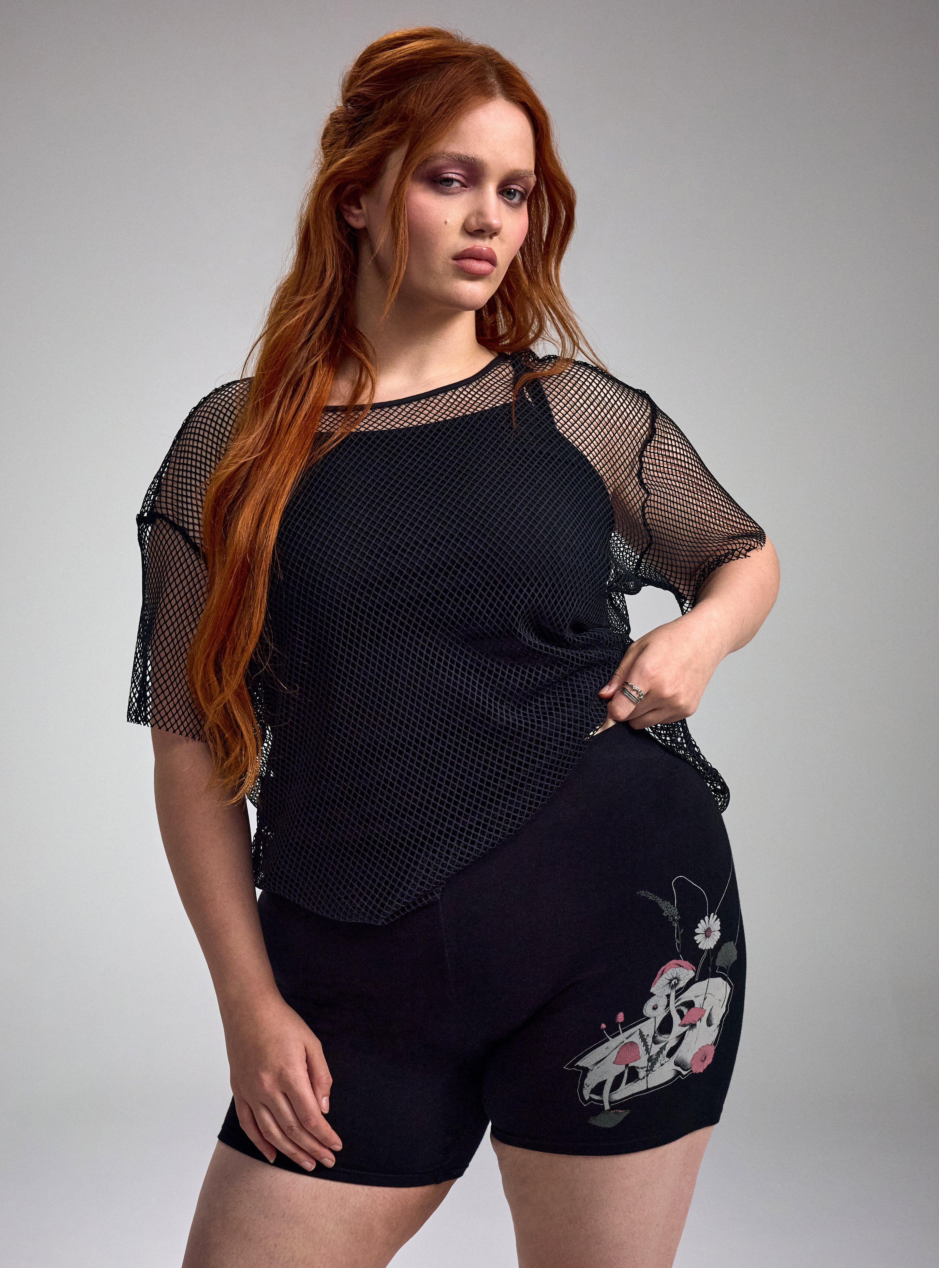 Nightfall Graphic Bike Short, RABBIT SKULL, alternate