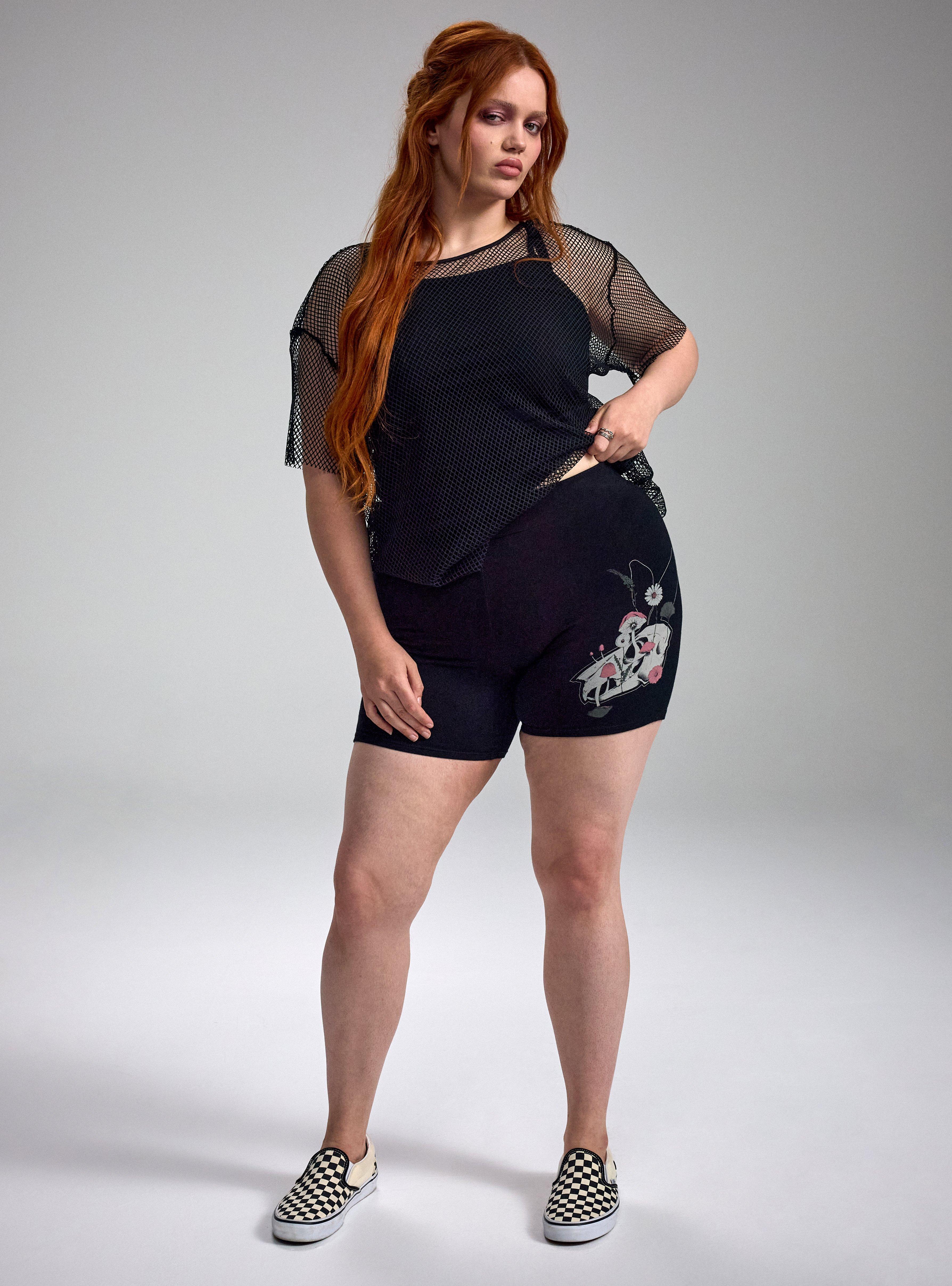 Nightfall Graphic Bike Short, RABBIT SKULL, alternate