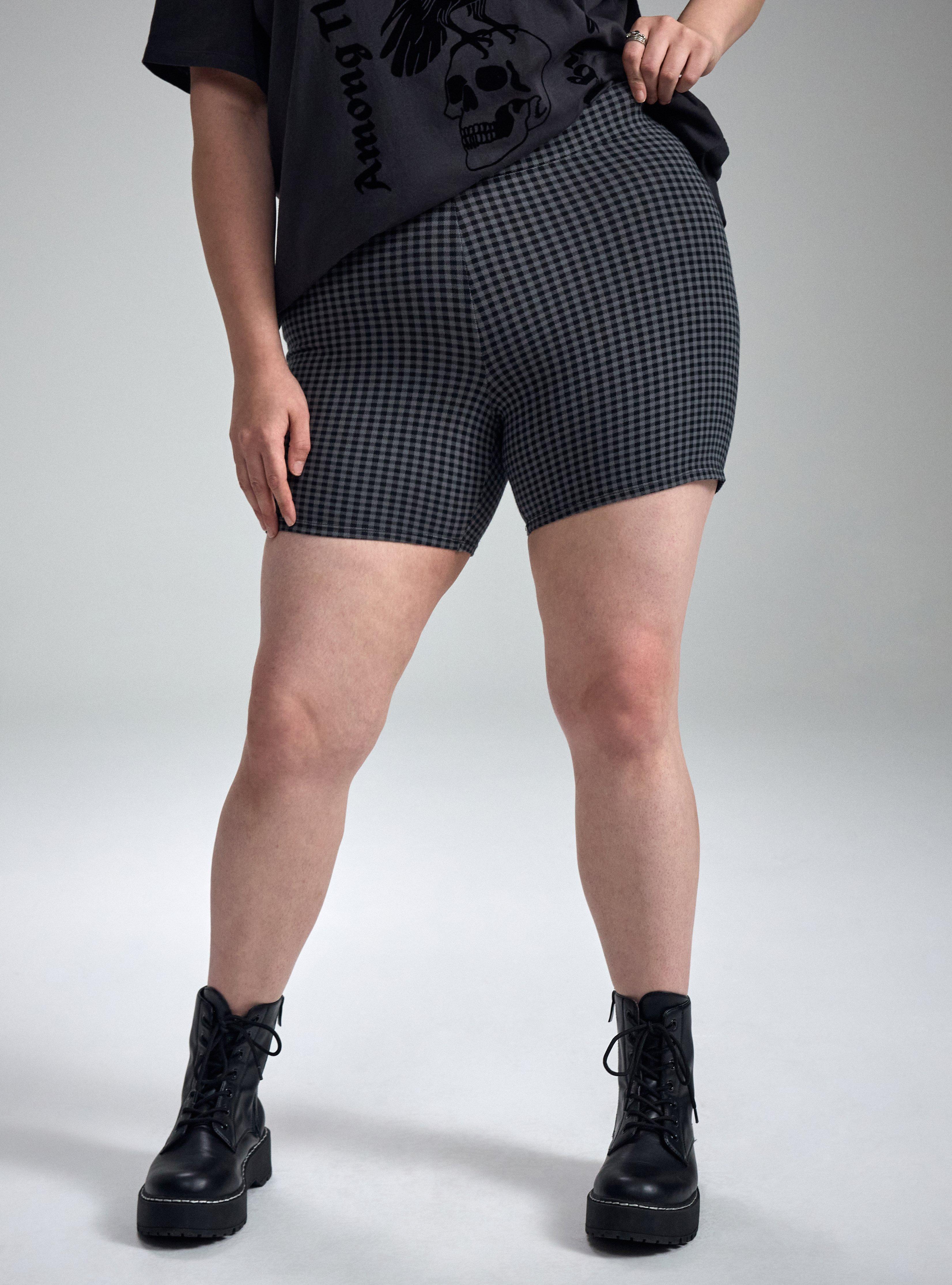 Nightfall Graphic Bike Short, CALYPSO PLAID, alternate