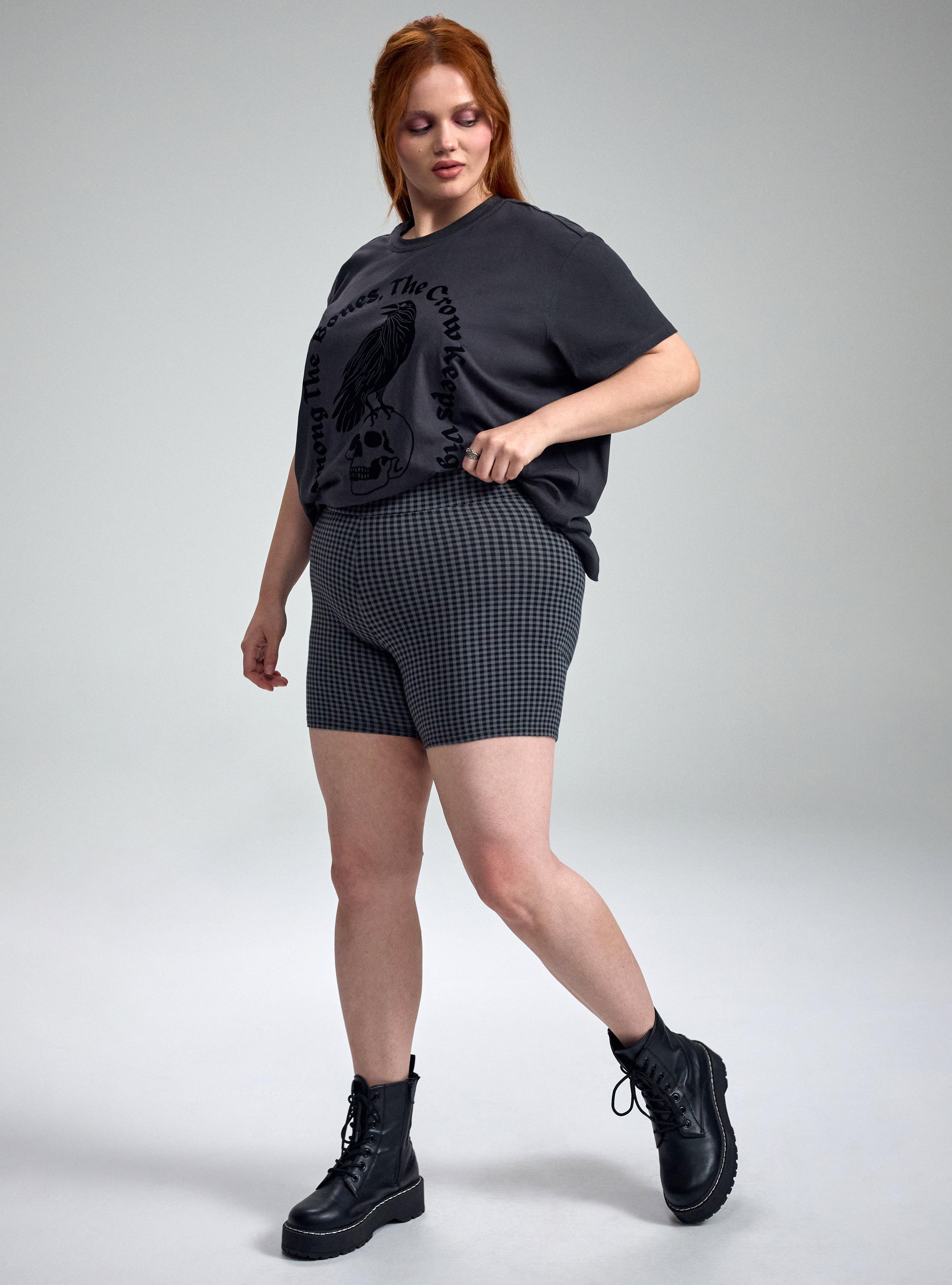 Nightfall Graphic Bike Short, CALYPSO PLAID, alternate