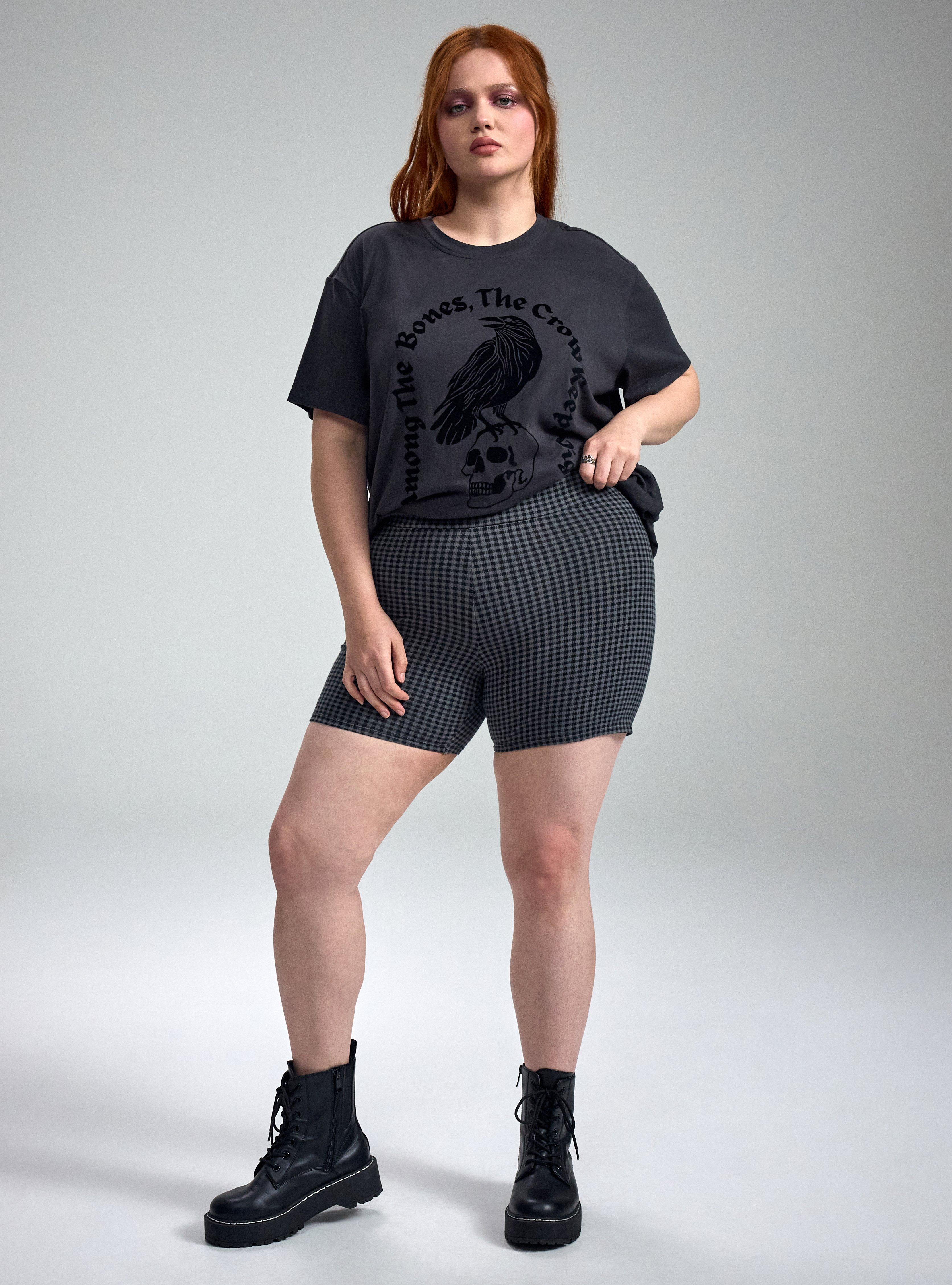 Nightfall Graphic Bike Short, CALYPSO PLAID, hi-res