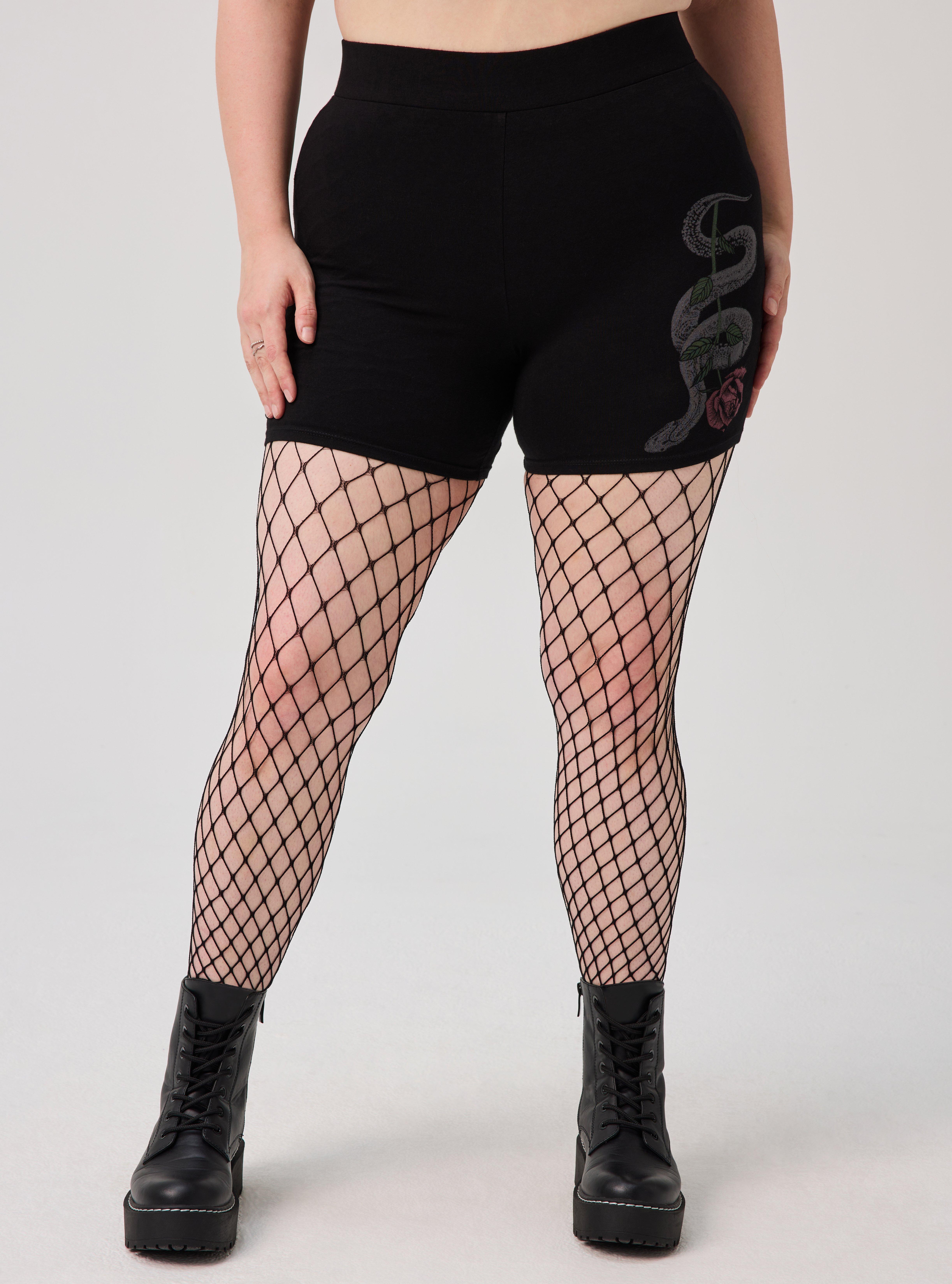 Nightfall Graphic Bike Short, SNAKE AND ROSE DEEP BLACK, alternate