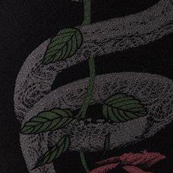 Nightfall Graphic Bike Short, SNAKE AND ROSE DEEP BLACK, swatch