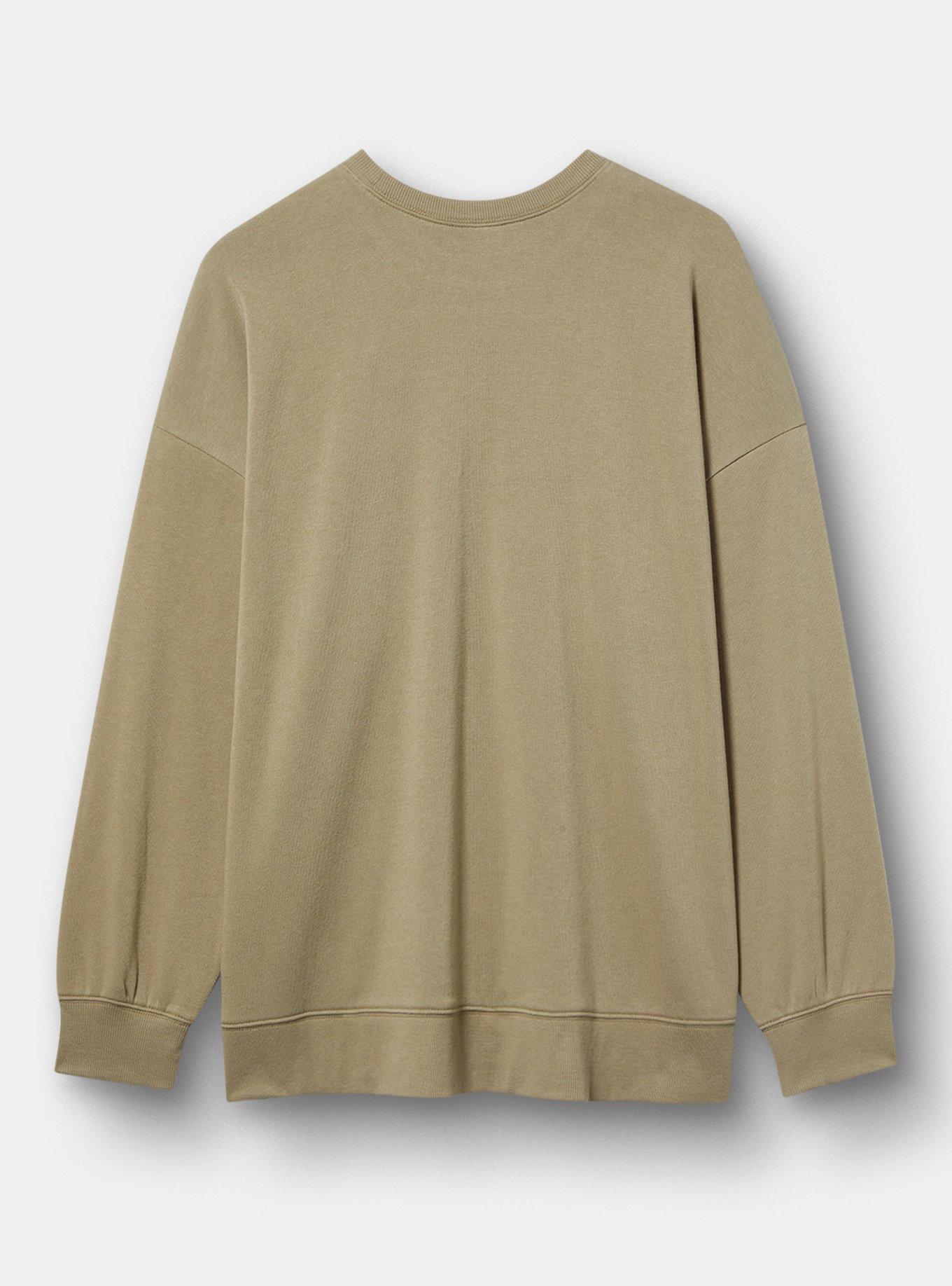 Relaxed Cozy Fleece Sweatshirt