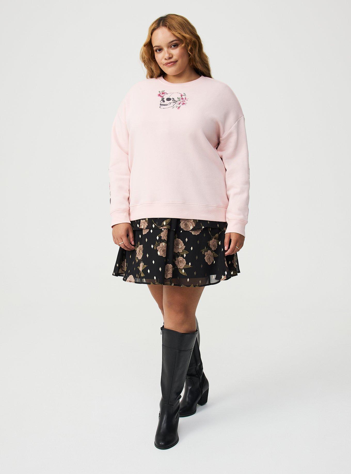 Plus Size - Relaxed Cozy Fleece Sweatshirt - Torrid