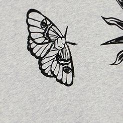 Relaxed Cozy Fleece Sweatshirt, CELESTIAL DREAMER LIGHTEST HEATHER GREY, swatch