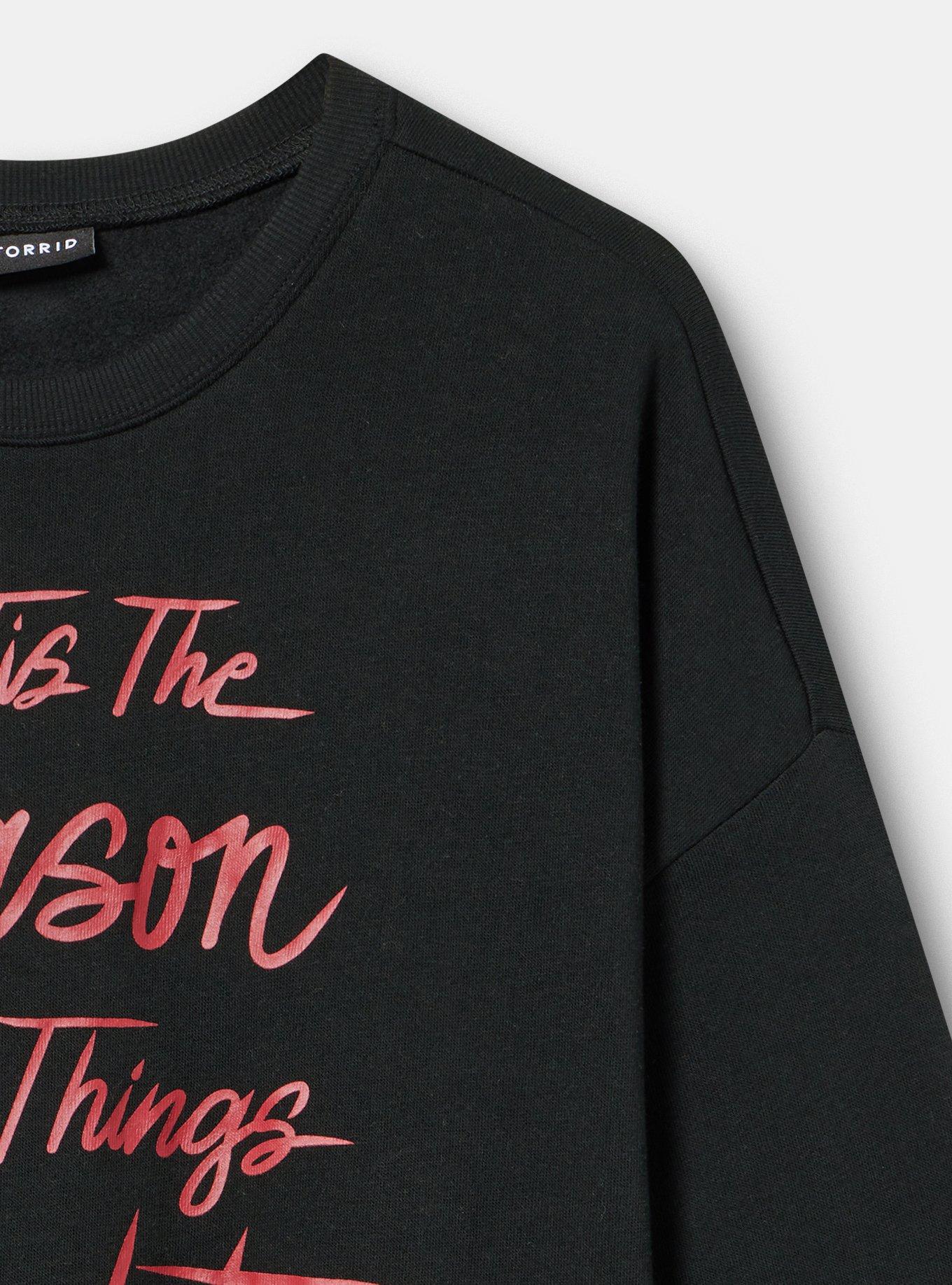 Relaxed Cozy Fleece Sweatshirt