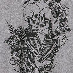 Relaxed Cozy Fleece Sweatshirt, FLOWER LOVERS MEDIUM HEATHER GREY, swatch