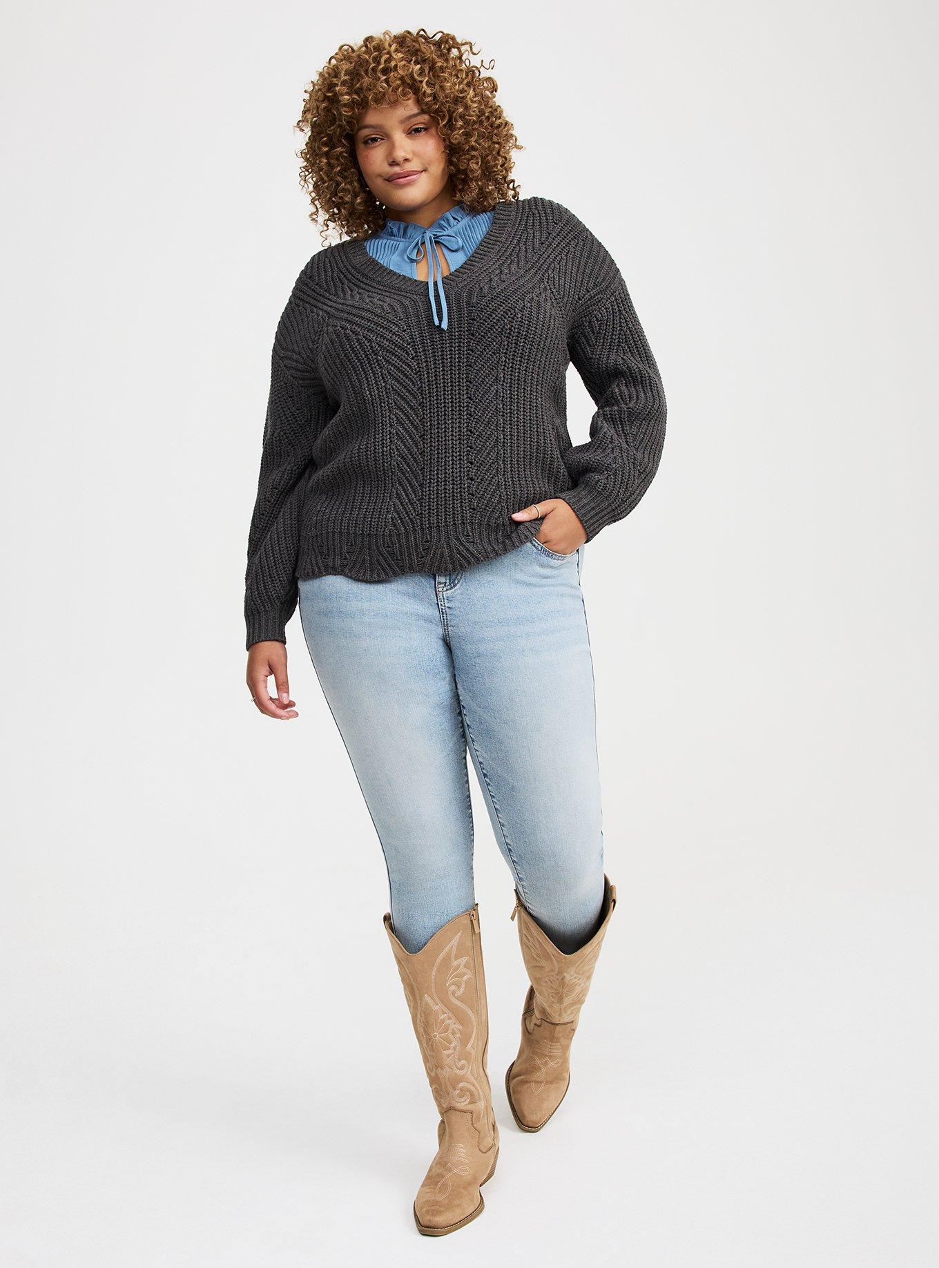Cable Knit Pullover Sweater