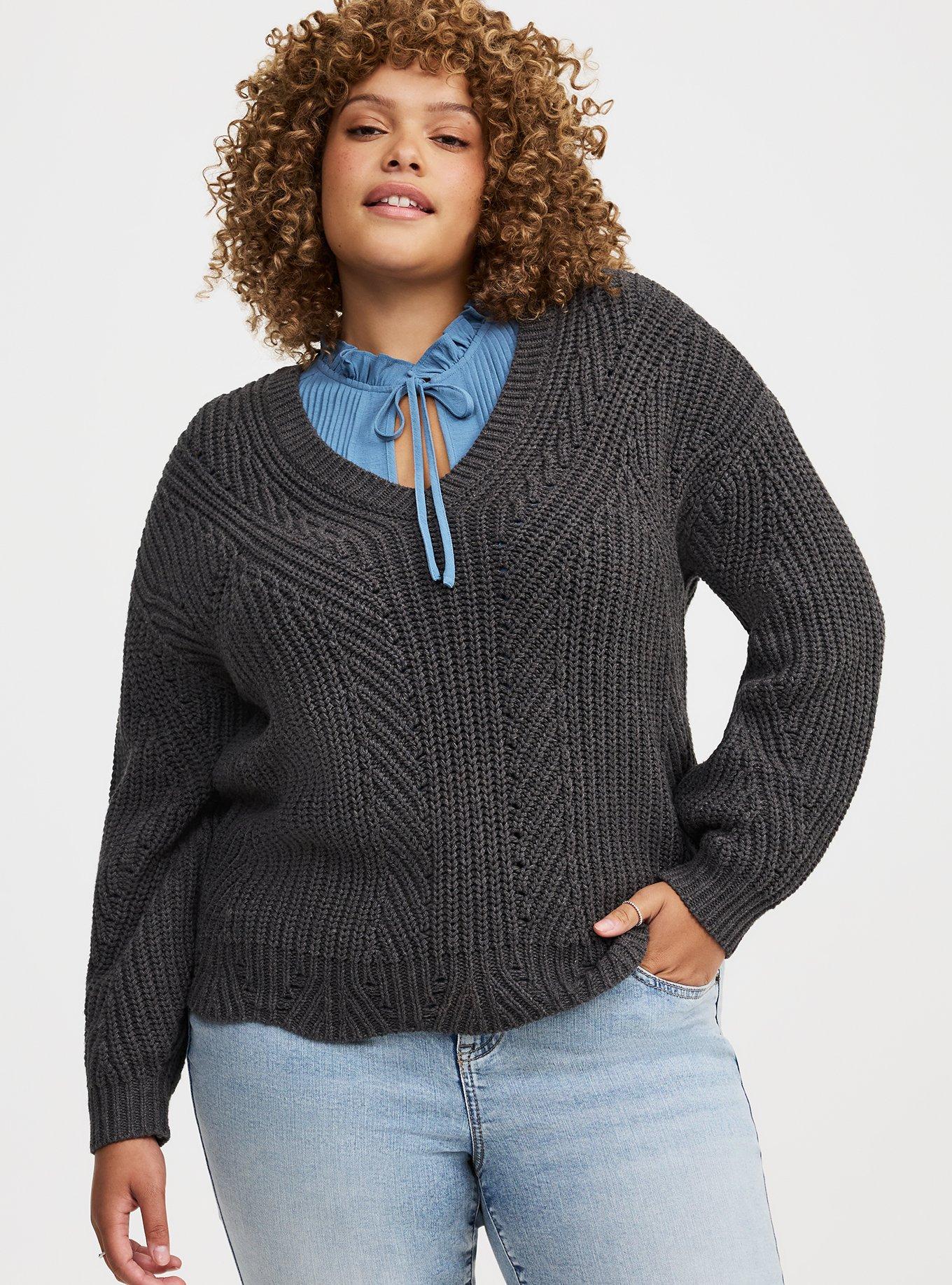 Cable Knit Pullover Sweater