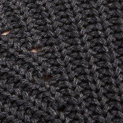 Cable V-Neck Pullover Sweater, CHARCOAL HEATHER GRAY, swatch