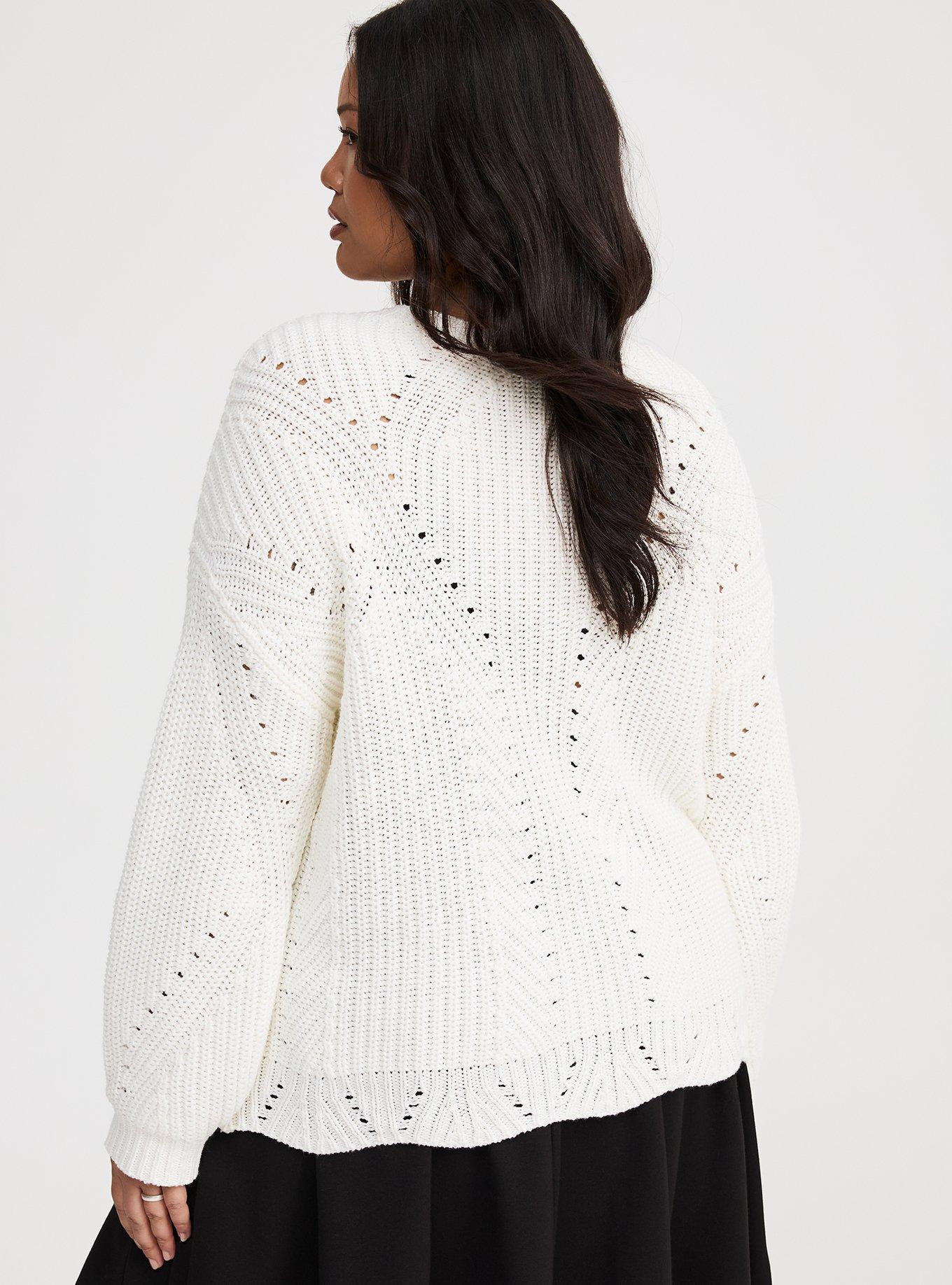 Cable Knit Pullover Sweater