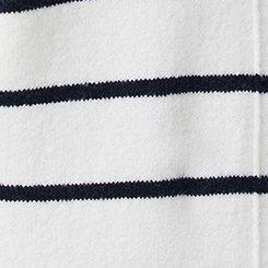 Vegan Cashmere Pullover Sweater, WHISPER WHITE PEACOAT STRIPE, swatch