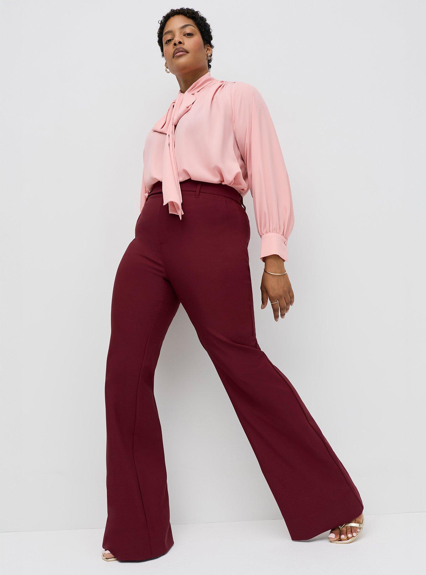 Studio High-Rise A-Line Flare Trouser