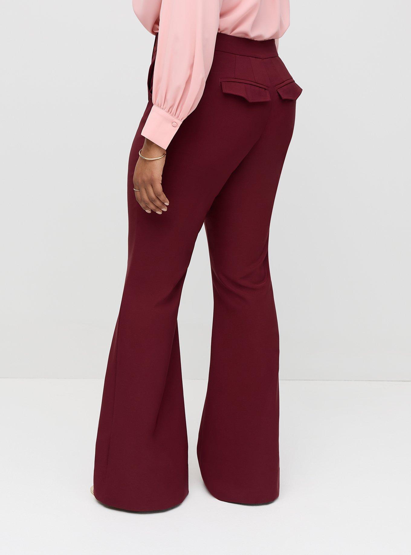 Studio High-Rise A-Line Flare Trouser