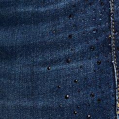 Bombshell High-Rise Rhinestones Straight Jean, CRYSTAL PALACE, swatch