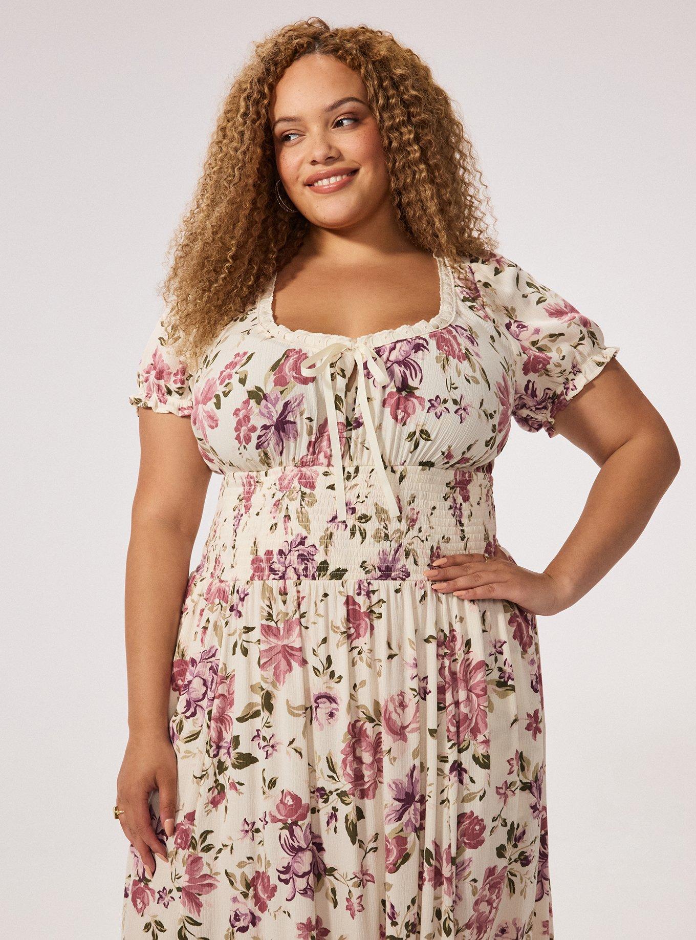 Festi Puff Sleeve Maxi Dress, ROSE FANTASY FLORAL MULTI, alternate
