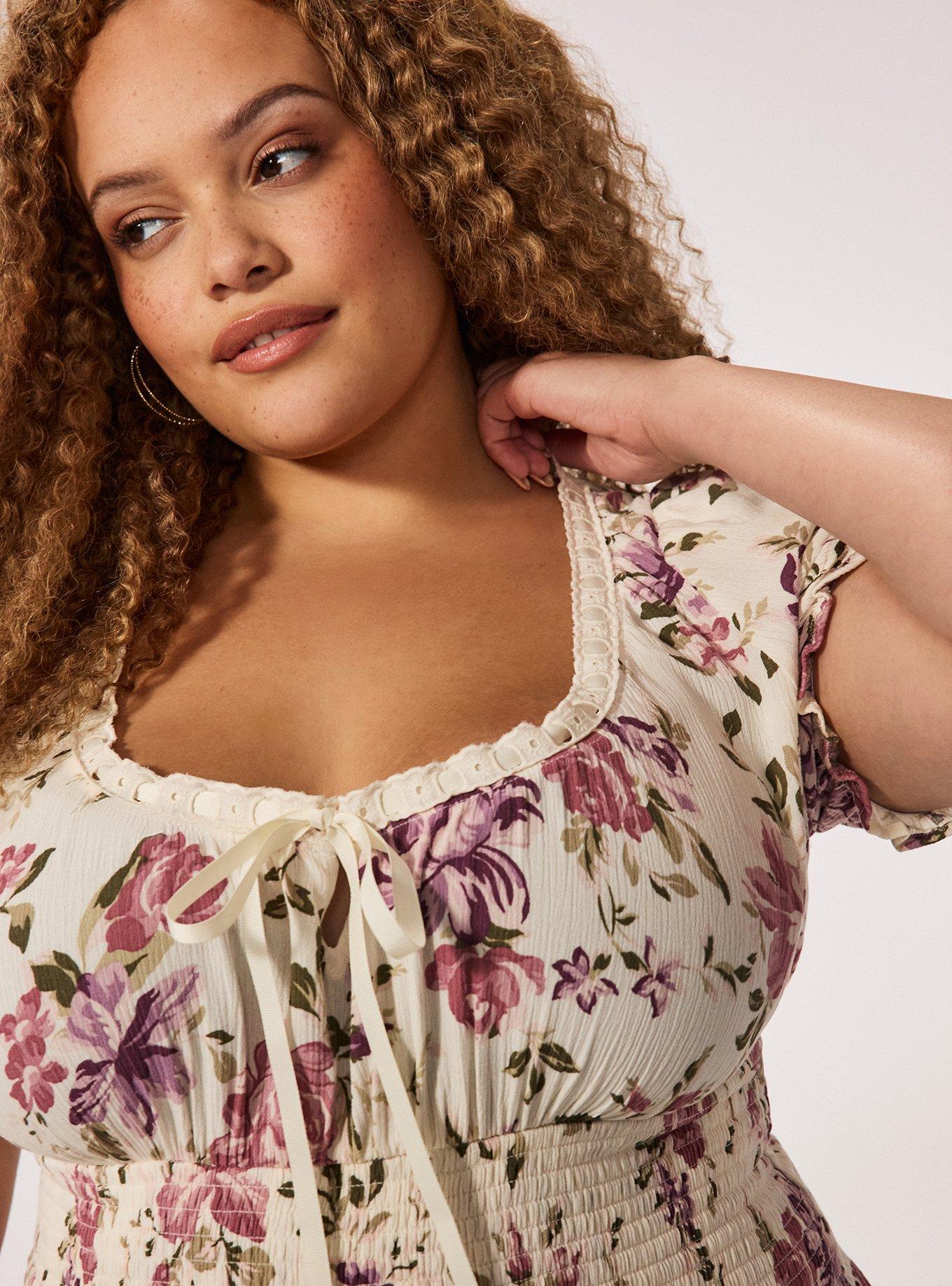 Festi Puff Sleeve Maxi Dress, ROSE FANTASY FLORAL MULTI, alternate