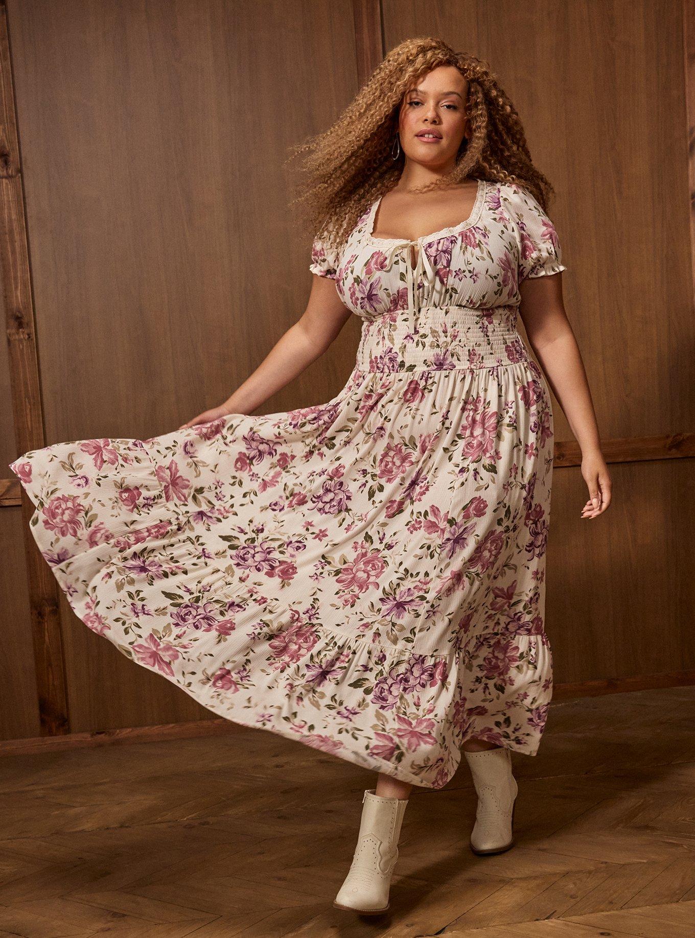 lightweight maxi dress with sleeves Phoebe Maxi Dress Dusty Lilac / S