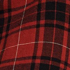 Flannel Shirt Dress, SOFT PLAID FIRED BRICK, swatch